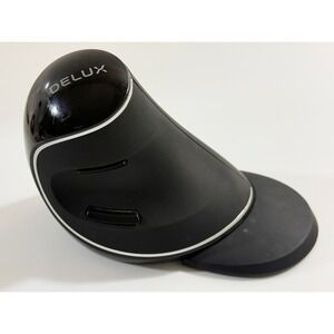 Delux M618 PLUS Wireless‎ Vertical Mouse Black Ergonomic 2.4G USB Receiver